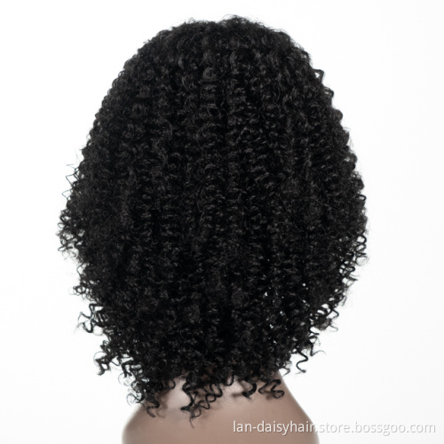 Mongolian Hair Lace Frontal Wigs 13x4  Pre Plucked Bleached Knots Wigs 150 HD Remy Hair Closure Curly Wig